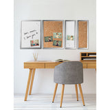 Positive Flow Metallic Silver Message Board Set, Assorted Sizes & Colors, 4-set