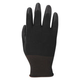 Palm Coated Cut-resistant Hppe Glove, Salt & Pepper-black, Size 10 (x-large), Dz