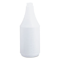 Embossed Spray Bottle, 32 Oz, Clear, 24-carton