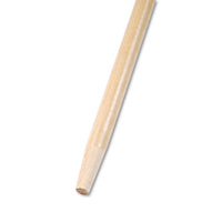 Tapered End Broom Handle, Lacquered Hardwood, 1 1-8 Dia. X 60 Long