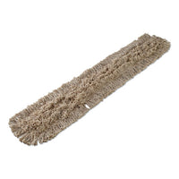 Industrial Dust Mop Head, Hygrade Cotton, 48w X 5d, White