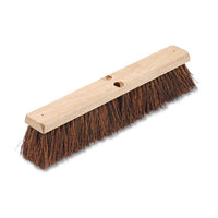 Floor Brush Head, 3 1-4" Natural Palmyra Fiber, 18"