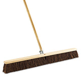 Floor Brush Head, 36" Wide, Palmyra Bristles