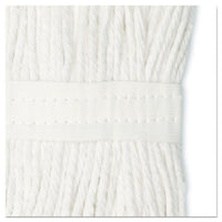 Cut-end Wet Mop Head, Cotton, No. 16 Size, White