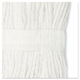 Cut-end Wet Mop Head, Cotton, No. 16 Size, White