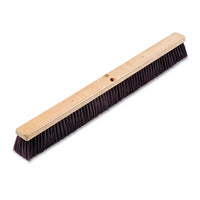 Floor Brush Head, 3 1-4" Maroon Stiff Polypropylene, 36"