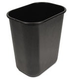 Soft-sided Wastebasket, 28 Qt, Black