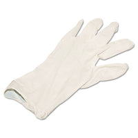 Powder-free Synthetic Vinyl Gloves, Large, Beige, 4 Mil, 100-box