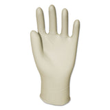 Powder-free Synthetic Vinyl Gloves, Small, Cream, 4 Mil, 100-box