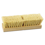 Deck Brush Head, 10" Wide, Tampico Bristles