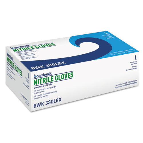 Disposable General-purpose Nitrile Gloves, Small, Blue, 4 Mil, 1000-carton