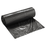 Low-density Waste Can Liners, 60 Gal, 0.65 Mil, 38" X 58", Black, 100-carton