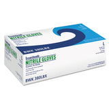 Disposable Powder-free Nitrile Gloves, Medium, Blue, 5 Mil, 1000-carton