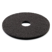 Stripping Floor Pads, 14" Diameter, Black, 5-carton