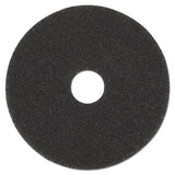High Performance Stripping Floor Pads, 17" Diameter, Grayish Black, 5-carton
