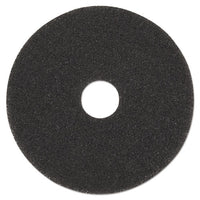 High Performance Stripping Floor Pads, 19" Diameter, Grayish Black, 5-carton