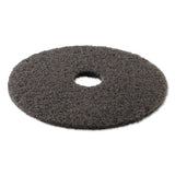 High Performance Stripping Floor Pads, 20" Diameter, Grayish Black, 5-carton