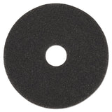 High Performance Stripping Floor Pads, 20" Diameter, Grayish Black, 5-carton