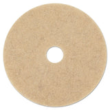 Natural Hog Hair Burnishing Floor Pads, 21" Diameter, 5-carton