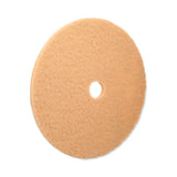 Burnishing Floor Pads, 27" Diameter, Tan, 5-carton