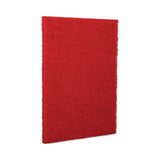 Buffing Floor Pads, 28 X 14, Red, 10-carton