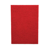 Buffing Floor Pads, 28 X 14, Red, 10-carton