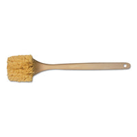 Utility Brush, Tampico Fill, 20" Long, Tan Handle