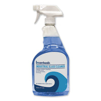 Industrial Strength Glass Cleaner With Ammonia, 32 Oz Trigger Bottle, 12-carton