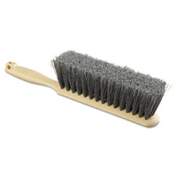 Counter Brush, Tampico Fill, 8" Long, Tan Handle