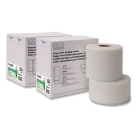 Trapeze Disposable Dusting Sheets, 5" X 125 Ft, White, 250 Sheets-roll, 2 Rolls-carton