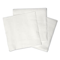 1-4-fold Lunch Napkins, 1-ply, 12" X 12", White, 6000-carton