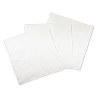 Low-fold Dispenser Napkins, 1-ply, 7" X 12", White, 8000-carton