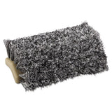 Dual-surface Vehicle Brush, 10" Long, Brown