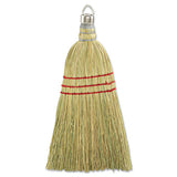 Whisk Broom, Corn Fiber Bristles, Yellow, 12-carton