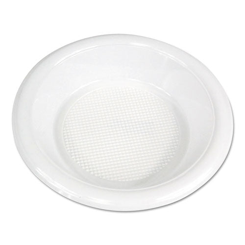 Hi-impact Plastic Dinnerware, Bowl, 10-12 Oz, White, 1000-carton