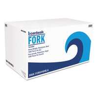 Heavyweight Polystyrene Cutlery, Fork, Black, 1000-carton