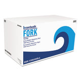 Heavyweight Polystyrene Cutlery, Fork, Black, 1000-carton
