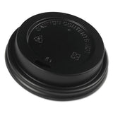 Hot Cup Lids, Fits 8 Oz Hot Cups, Black, 1000-carton