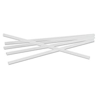 Jumbo Straws, 7 3-4", Plastic, Translucent, Unwrapped, 250-pack, 50 Pack-carton