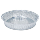 Round Aluminum To-go Containers, 9" Dia., 500-carton