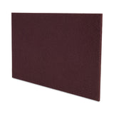 Deep Scrub Pads, 20 X 14, Maroon, 10-carton