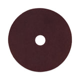 Deep Scrub Pads, 16" Diameter, Maroon, 10-carton