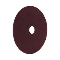 Deep Scrub Pads, 20" Diameter, Maroon, 10-carton