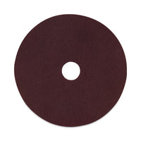 Deep Scrub Pads, 20" Diameter, Maroon, 10-carton