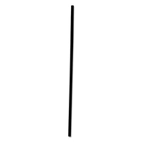 Single-tube Stir-straws, 5 1-4", Black, 1000-pack, 10-carton