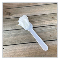 Heavyweight Polypropylene Cutlery, Tasting Spoon, White, 3,000-carton