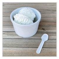 Heavyweight Polypropylene Cutlery, Tasting Spoon, White, 3,000-carton