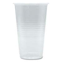 Translucent Plastic Cold Cups, 20 Oz, Clear, 1,000/carton