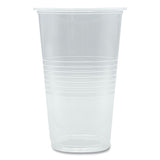 Translucent Plastic Cold Cups, 20 Oz, Clear, 1,000/carton