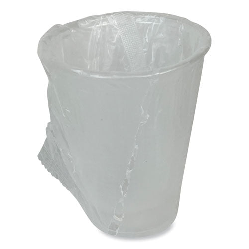 Translucent Plastic Cold Cups, Individually Wrapped, 9 Oz, Polypropylene, 1,000-carton